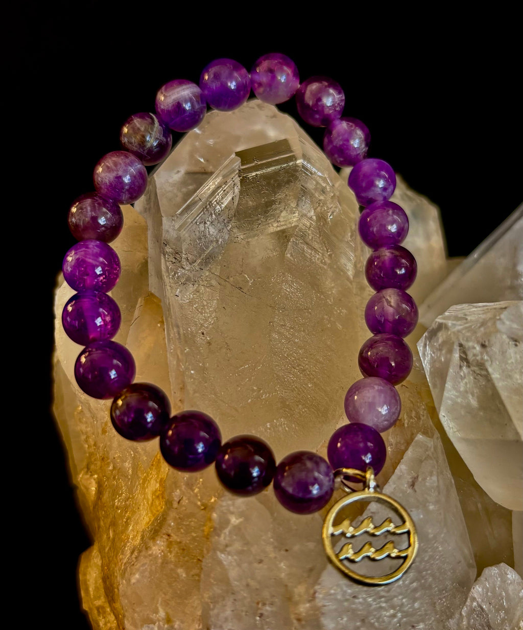 ✨ Zodiac Vibes Crystal Bracelet Collection – Wear Your Sign, Own Your Power